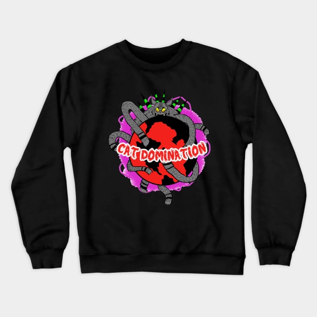 Cat space Crewneck Sweatshirt by dedeath